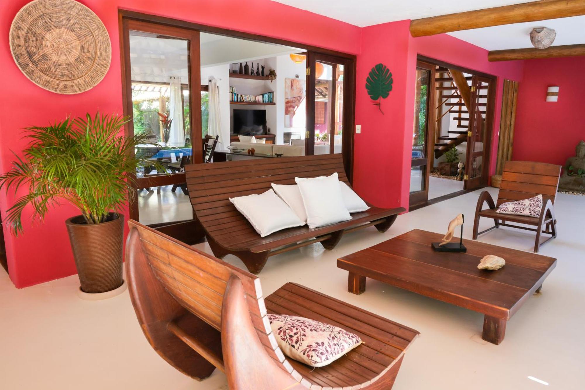 Casa Rosa Coqueiros Villa Porto Seguro Exterior photo