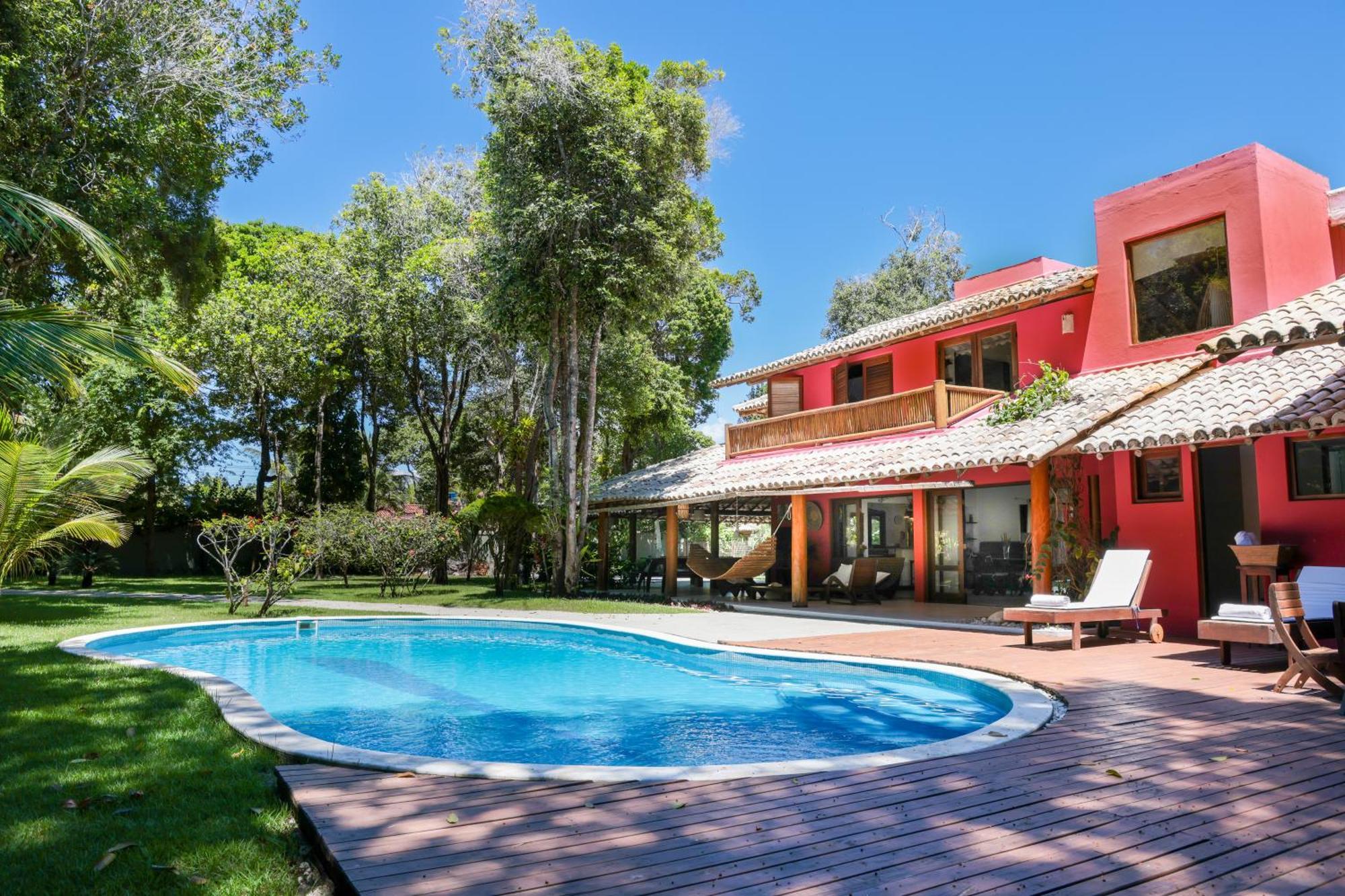 Casa Rosa Coqueiros Villa Porto Seguro Exterior photo