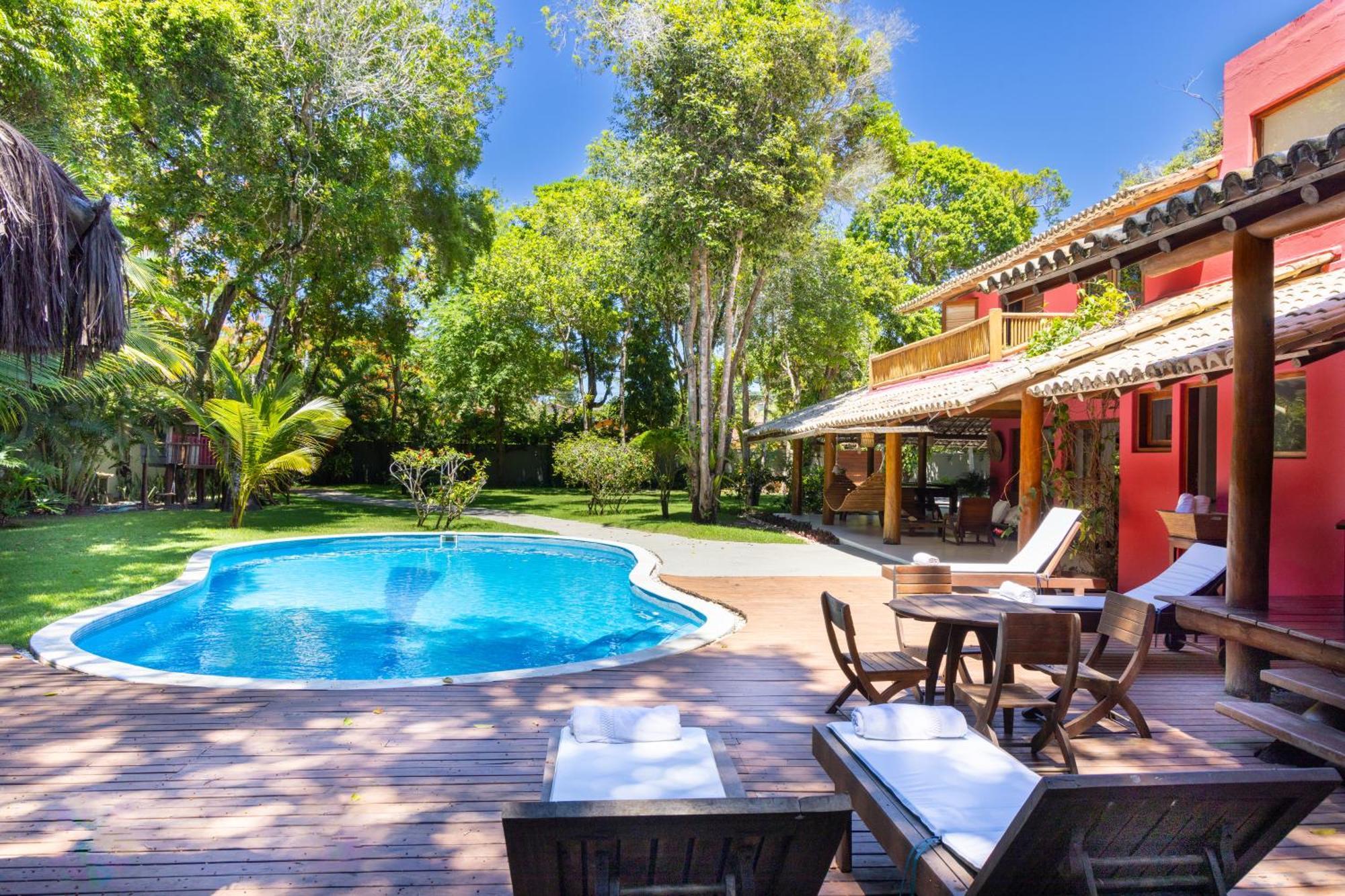 Casa Rosa Coqueiros Villa Porto Seguro Exterior photo