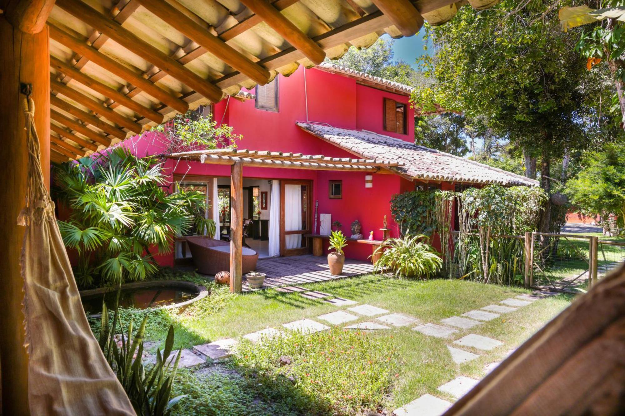 Casa Rosa Coqueiros Villa Porto Seguro Exterior photo