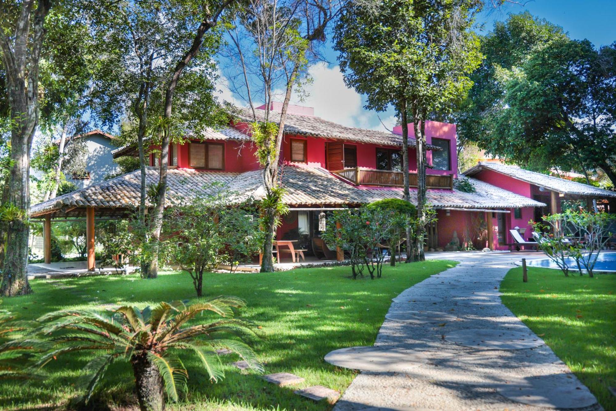 Casa Rosa Coqueiros Villa Porto Seguro Exterior photo